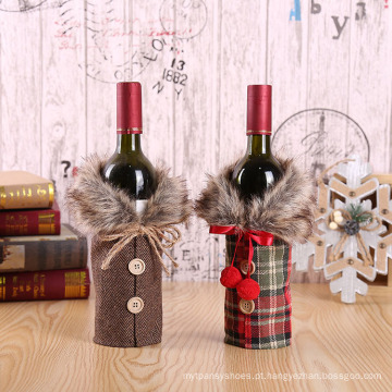 Nicro New Products Varieve Style Sweater Casat Wine Bottle Tampe Feliz Christmas Party Decoration Supplies